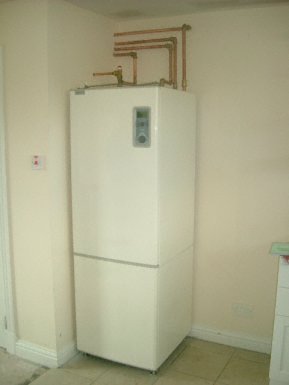 photo of ground source heat pump and heat recovery