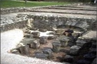 hypocaust ruins photo